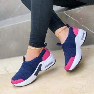 Slip-On Αθλητικά Παπούτσια με Αερόσoλα & Ελαστικό Κλείσιμο