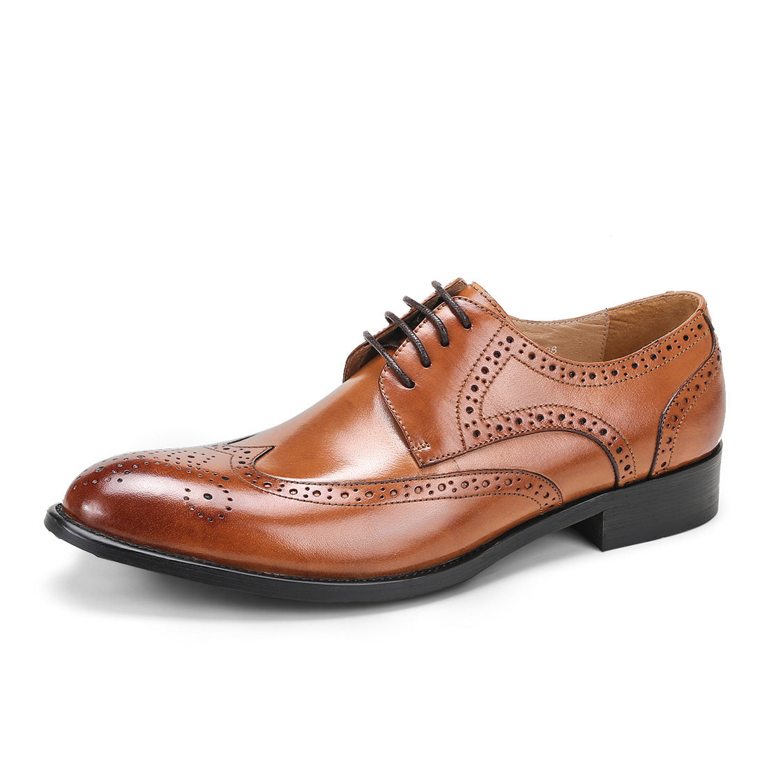 Ανδρικά Παπούτσια Brogues με Λουστρίνι Φινίρισμα