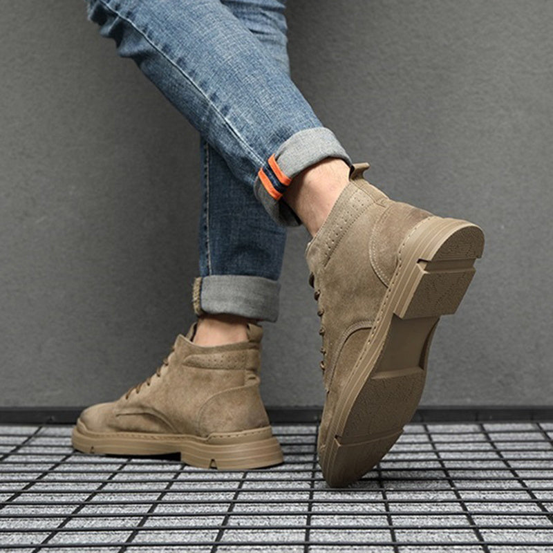Ανδρικά Casual Μποτάκια Suede με ή χωρίς Επένδυση
