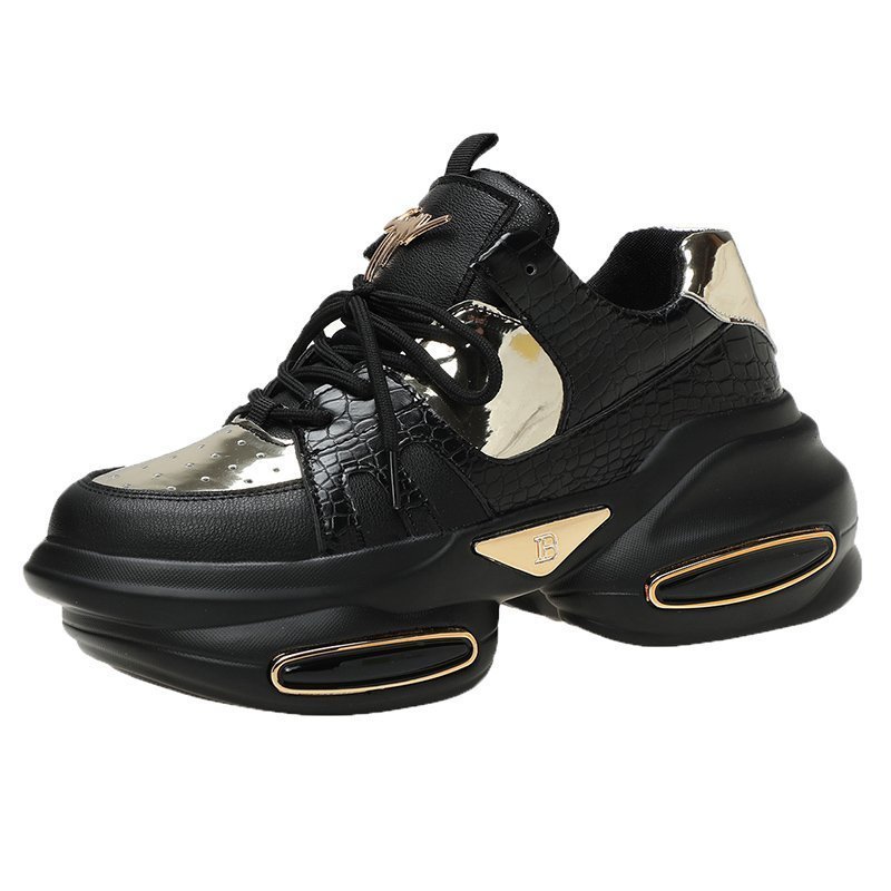 Γυναικεία Chunky Sneakers με Γυαλιστερές Λεπτομέρειες