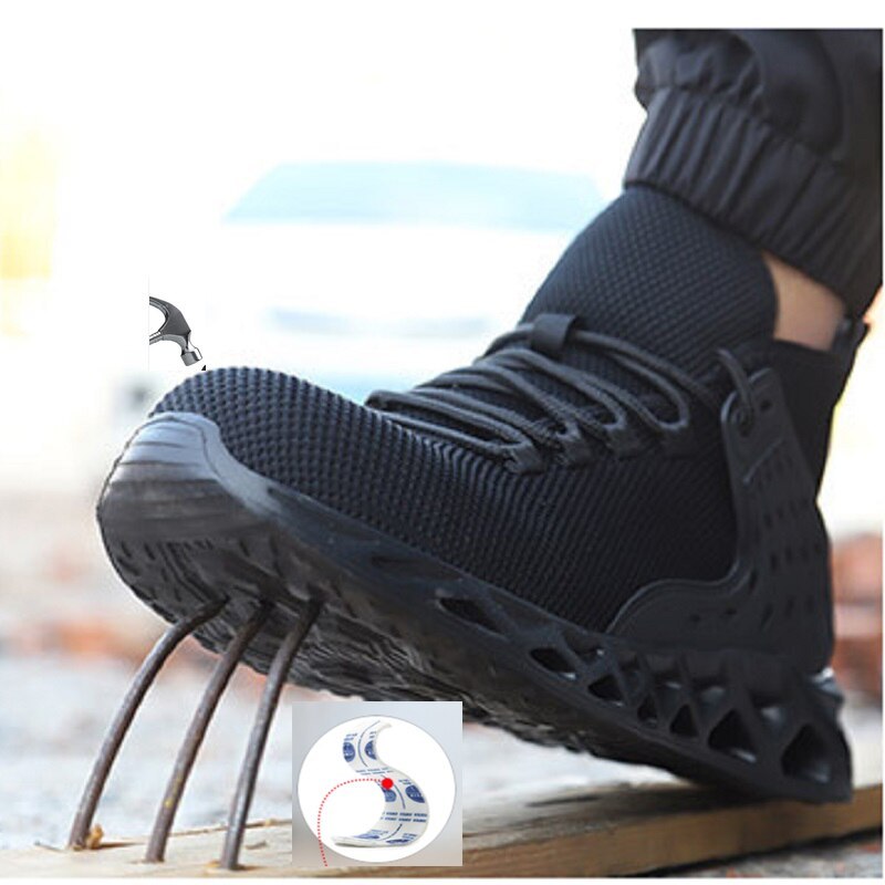 Αθλητικά Παπούτσια Εργασίας Mid-Top με Ενισχυμένη Σόλα & Ατσάλινη Μύτη