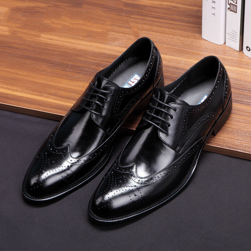 Ανδρικά Παπούτσια Brogues με Λουστρίνι Φινίρισμα