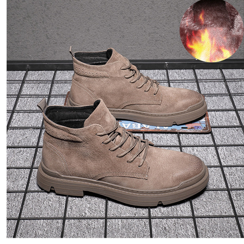 Ανδρικά Casual Μποτάκια Suede με ή χωρίς Επένδυση