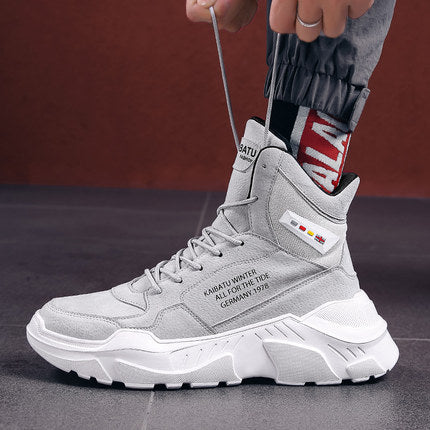 Ανδρικά Χειμερινά Sneakers με Chunky Σόλα & Υψηλό Κολάρο