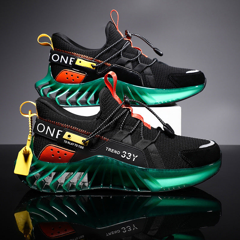 Ανδρικά Sneakers με Ανατρεπτικό Σχέδιο & Ανάγλυφη Σόλα