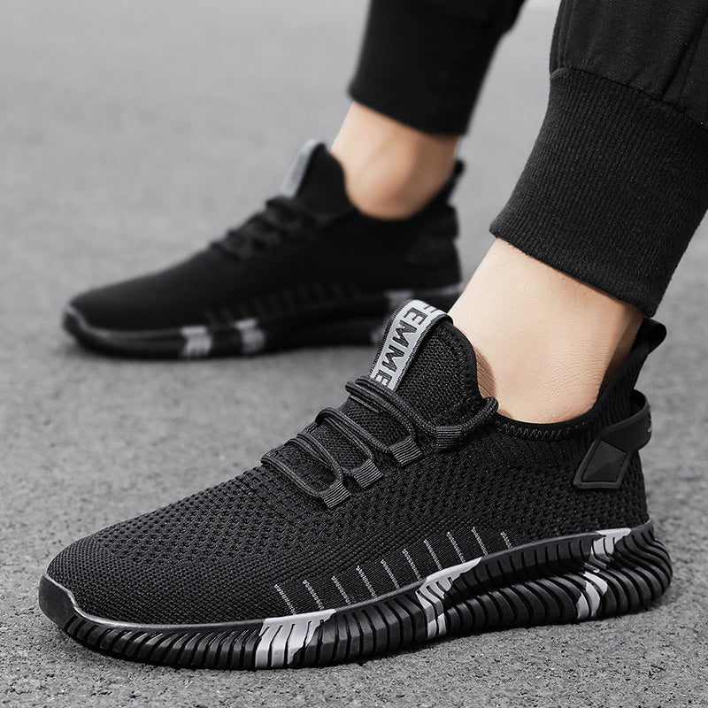 Ανδρικά Πλεκτά Sneakers Με Αντικραδασμική Σόλα