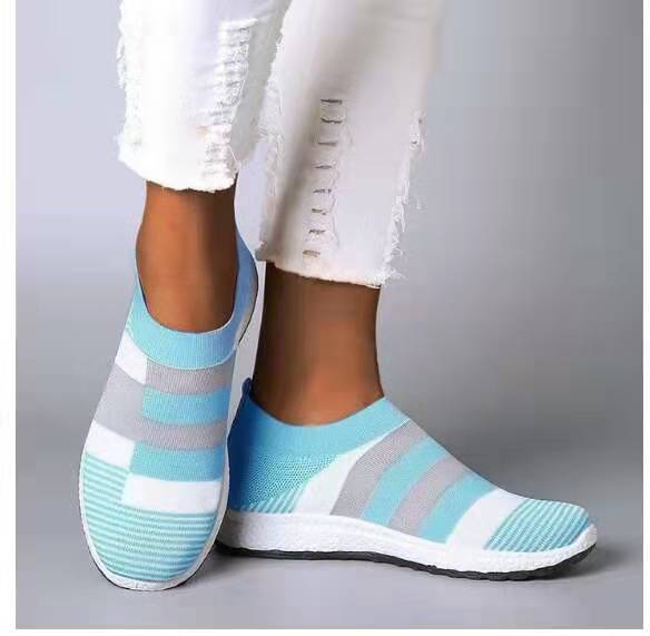 Γυναικεία Slip-On Ελαφριά με Ριγέ Σχέδιο