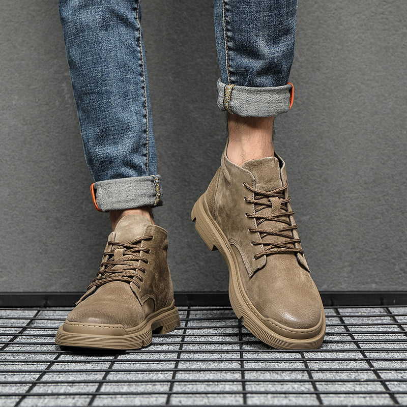 Ανδρικά Casual Μποτάκια Suede με ή χωρίς Επένδυση