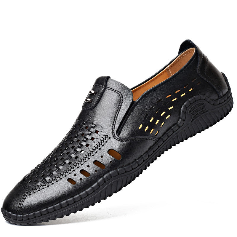 Slip-on Δερμάτινα Σανδάλια