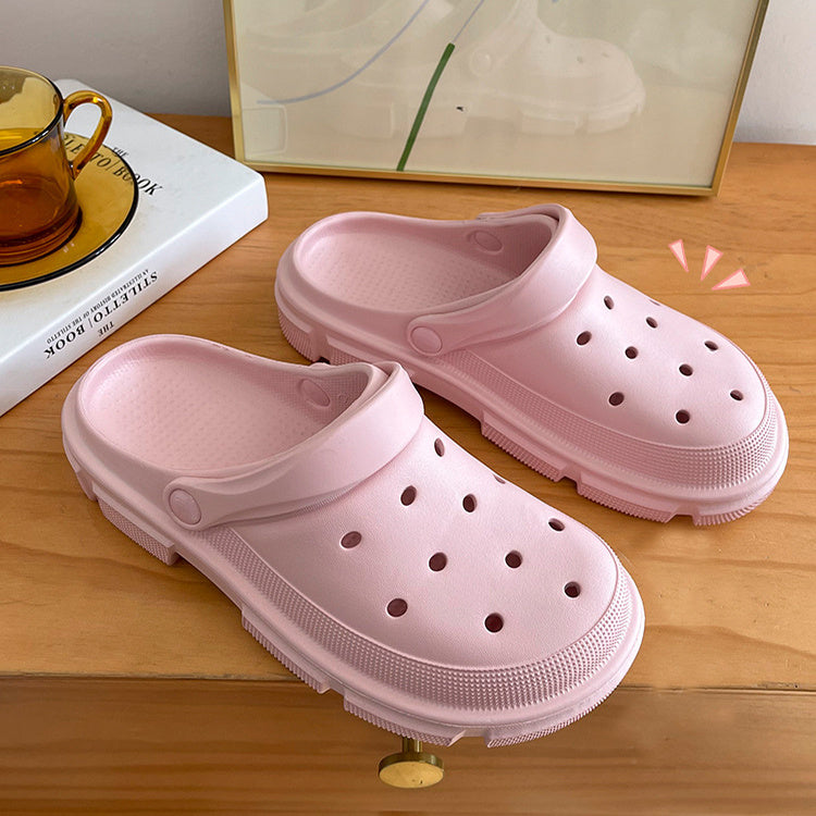 Γυναικεία Clogs με Λουράκι & Τρακτερωτή Σόλα