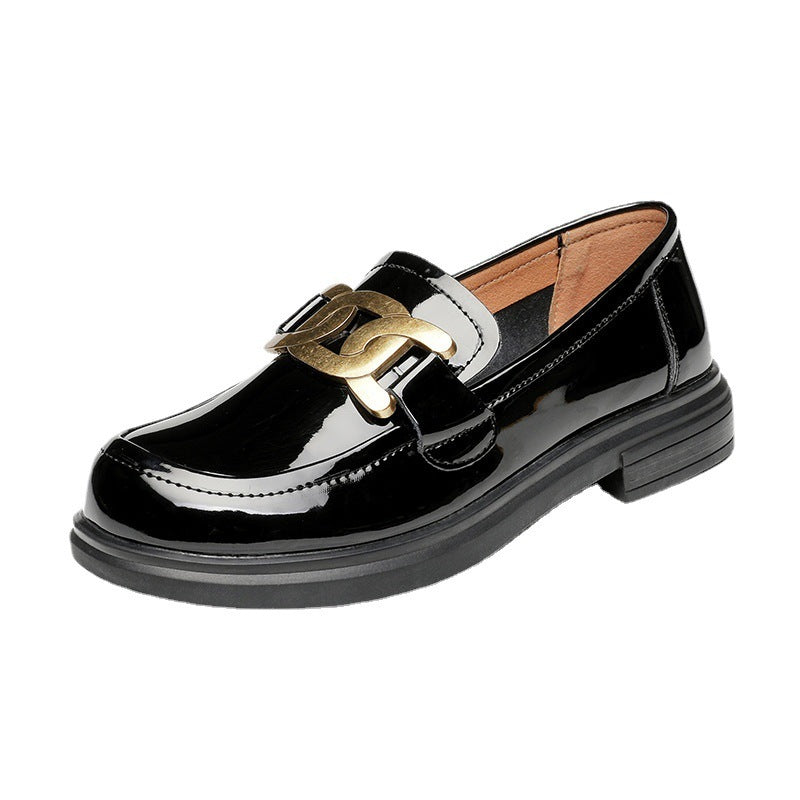 Λουστρίνι Loafers με Διακοσμητική Μεταλλική Λεπτομέρεια