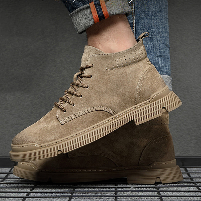 Ανδρικά Casual Μποτάκια Suede με ή χωρίς Επένδυση