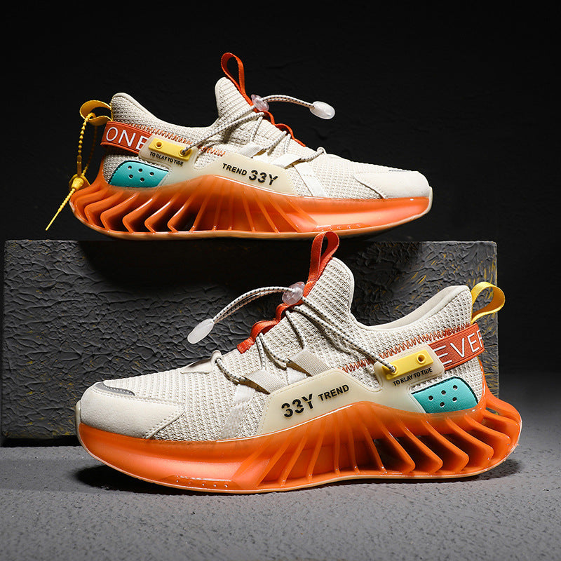 Ανδρικά Sneakers με Ανατρεπτικό Σχέδιο & Ανάγλυφη Σόλα
