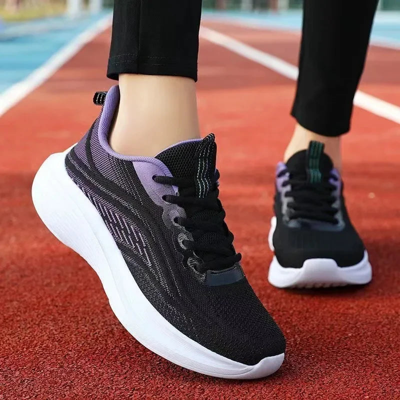 Αθλητικά Παπούτσια Running με Δίχρωμο Πλέγμα