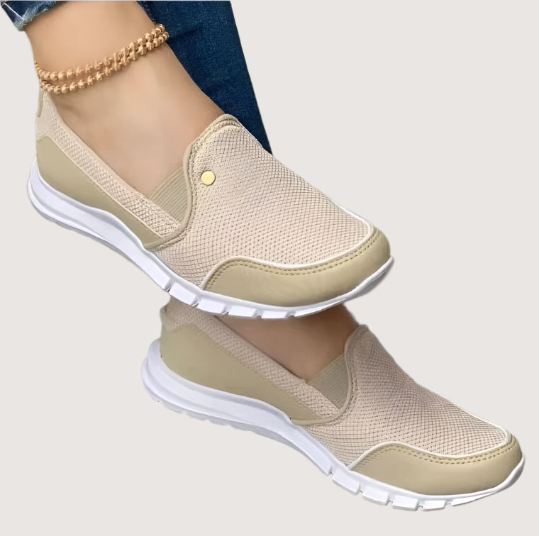 Γυναικεία Slip-On Ελαφριά Παπούτσια με Πλέγμα & Αντιολισθητική Σόλα