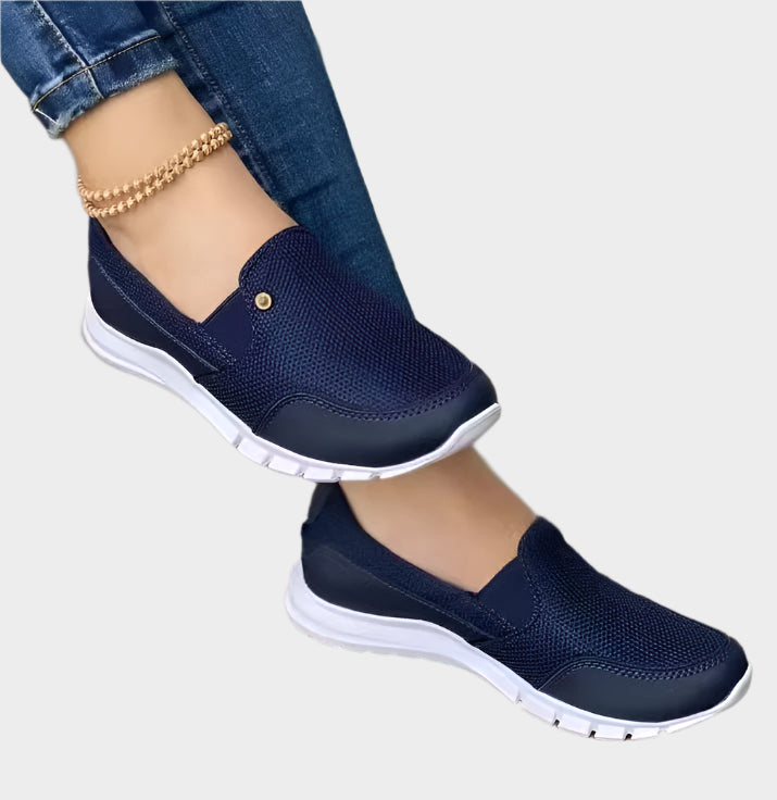 Γυναικεία Slip-On Ελαφριά Παπούτσια με Πλέγμα & Αντιολισθητική Σόλα