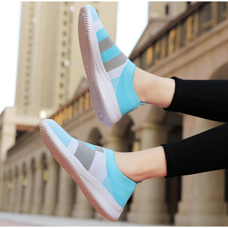 Γυναικεία Slip-On Ελαφριά με Ριγέ Σχέδιο