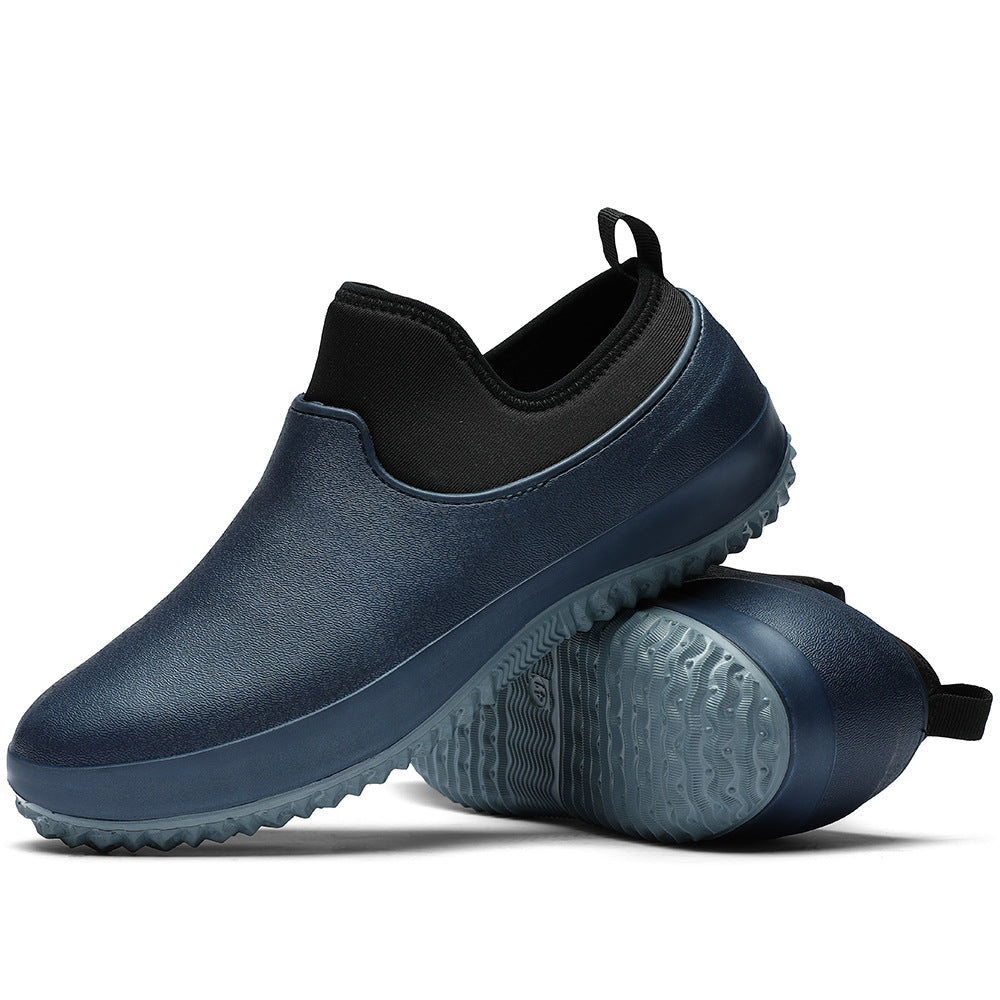 Ανδρικές Αδιάβροχες Slip-On Γαλότσες με Αντιολισθητική Σόλα