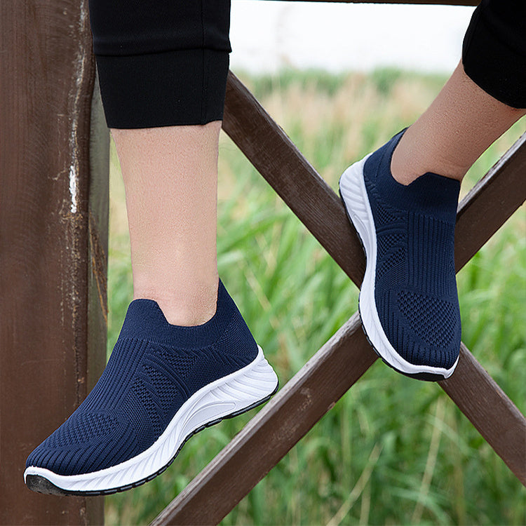 Ανδρικά Slip-On Παπούτσια με Πλεκτό Σχέδιο