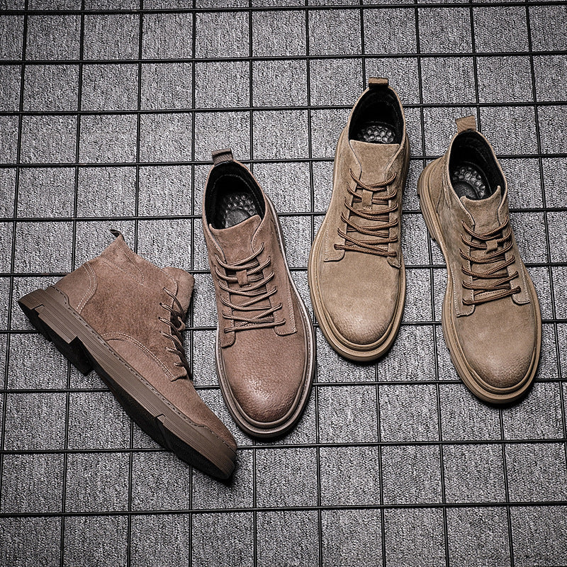 Ανδρικά Casual Μποτάκια Suede με ή χωρίς Επένδυση