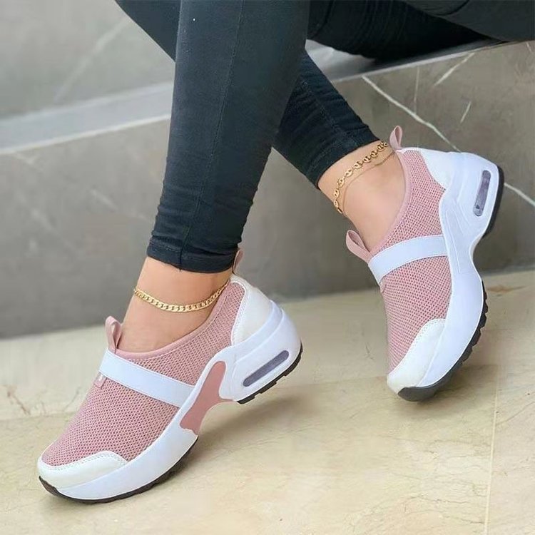 Slip-On Αθλητικά Παπούτσια με Αερόσoλα & Ελαστικό Κλείσιμο