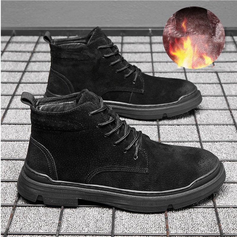 Ανδρικά Casual Μποτάκια Suede με ή χωρίς Επένδυση