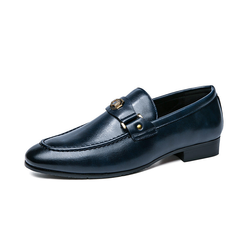 Ανδρικά Loafers με Σχέδιο Δέρματος Φιδιού & Μεταλλική Λεπτομέρεια