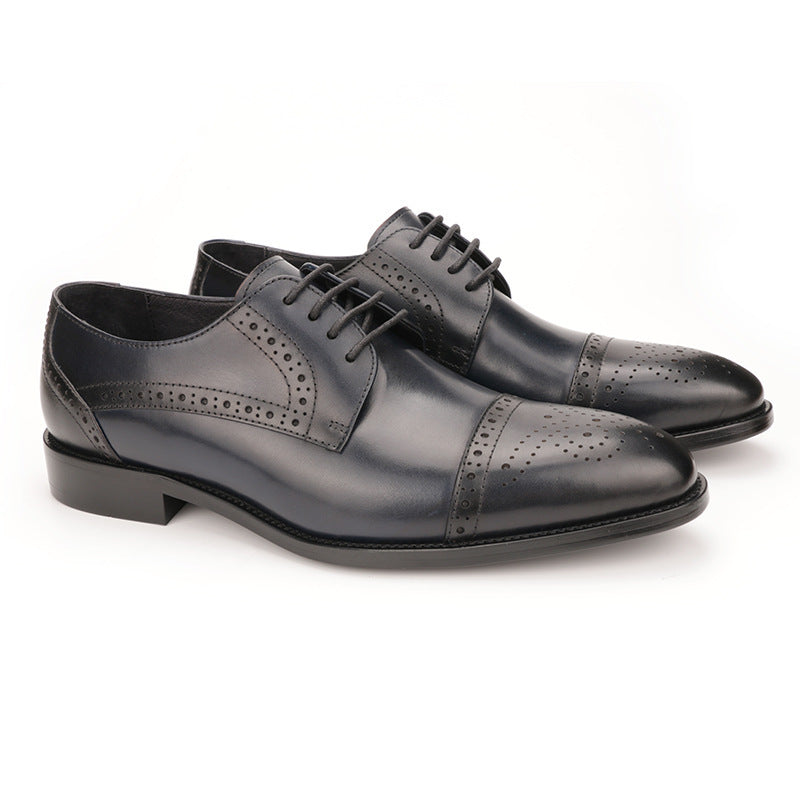 Ανδρικά Παπούτσια Brogues με Τρυπητό Σχέδιο