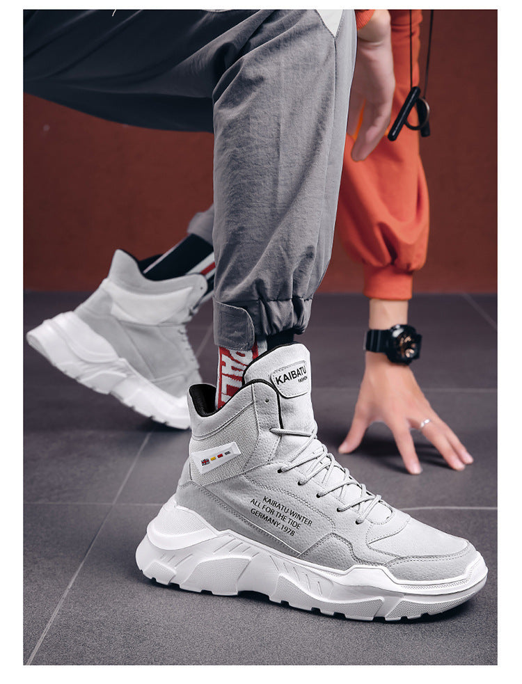Ανδρικά Χειμερινά Sneakers με Chunky Σόλα & Υψηλό Κολάρο