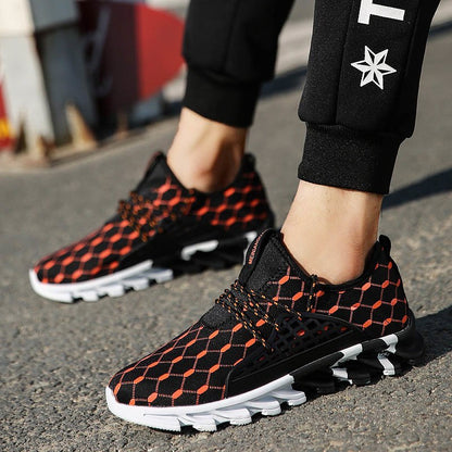 Ανδρικά Sneakers GridFlex με Ανατομική Σόλα & Διάτρητο Design