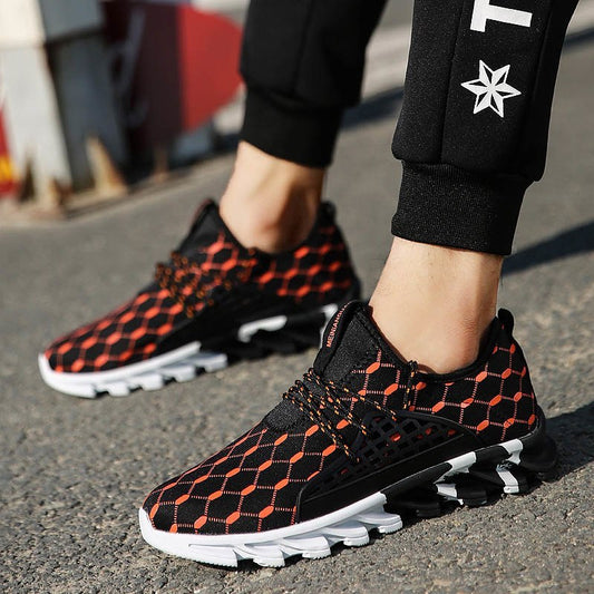 Ανδρικά Sneakers GridFlex με Ανατομική Σόλα & Διάτρητο Design