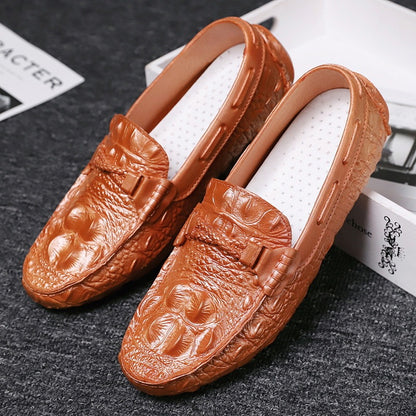 Ανδρικά Loafers με Ανάγλυφη Υφή & Εντυπωσιακό Σχέδιο