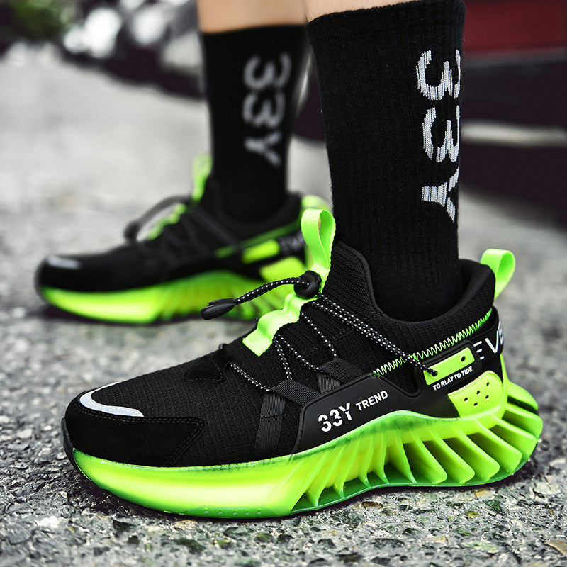 Ανδρικά Sneakers με Ανατρεπτικό Σχέδιο & Ανάγλυφη Σόλα