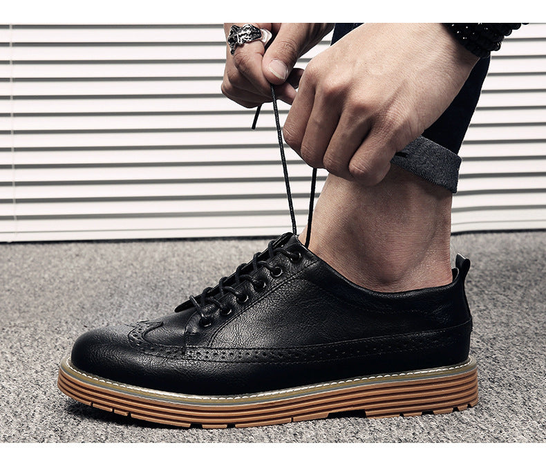 Ανδρικά Brogues με Casual Σόλα & Κλασικές Τρυπητές Λεπτομέρειες