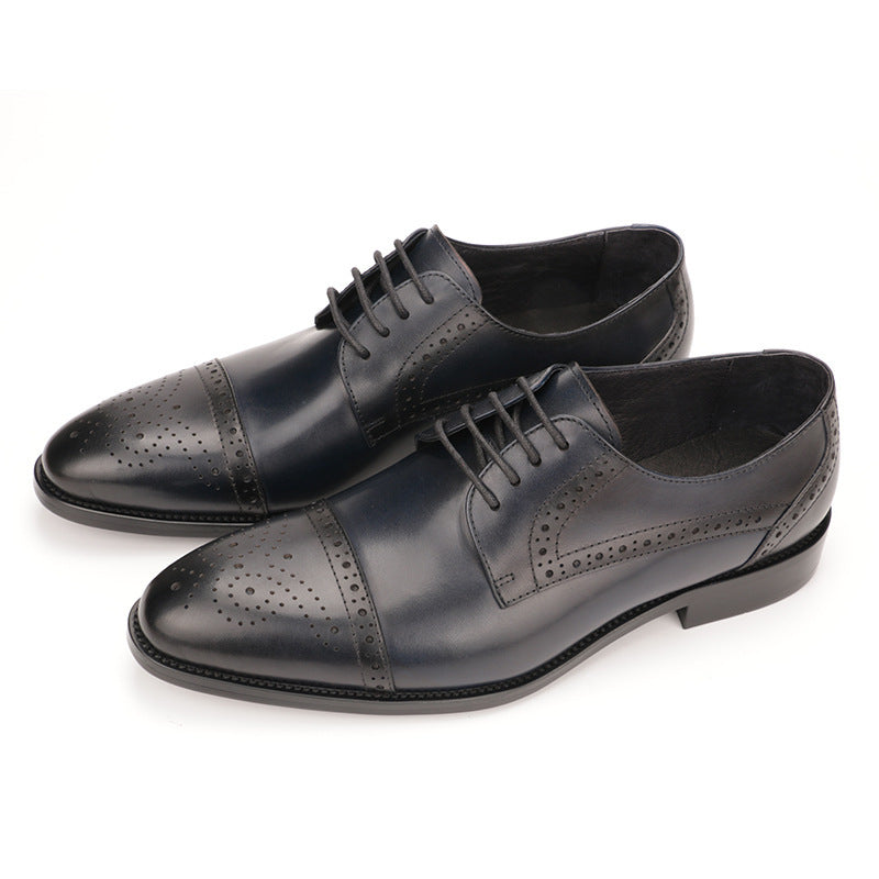Ανδρικά Παπούτσια Brogues με Τρυπητό Σχέδιο