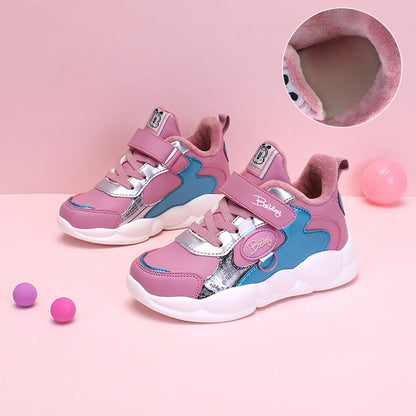 Sneakers με Γούνα & Πολύχρωμες Λεπτομέρειες