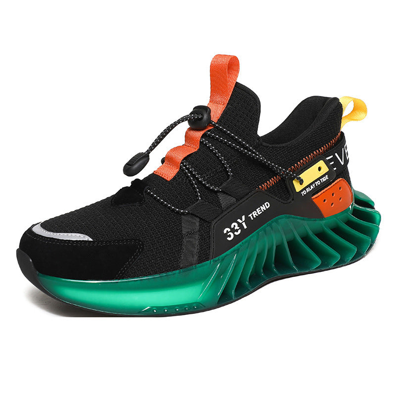 Ανδρικά Sneakers με Ανατρεπτικό Σχέδιο & Ανάγλυφη Σόλα
