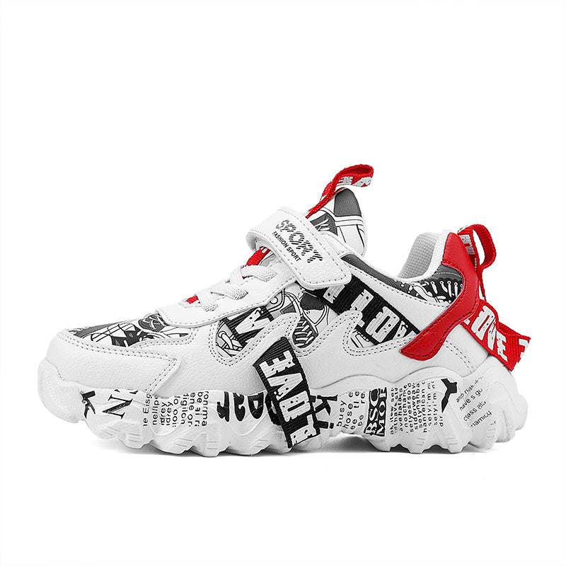 Παιδικά Sneakers με Σχέδιο Comic & Αντιολισθητική Σόλα