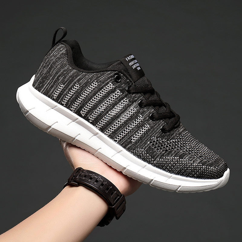 Ανδρικά Running Παπούτσια με Πλεκτό Σχέδιο & Ενισχυμένη Σόλα
