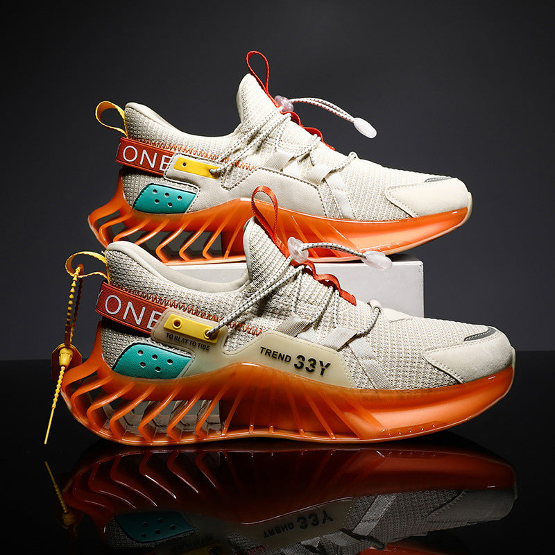 Ανδρικά Sneakers με Ανατρεπτικό Σχέδιο & Ανάγλυφη Σόλα