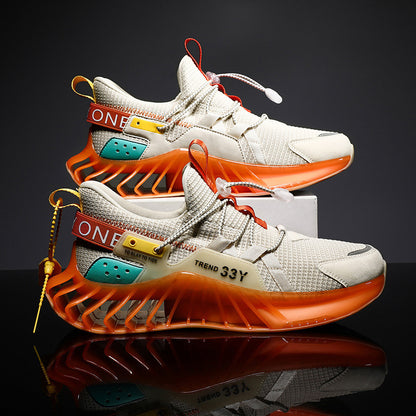 Ανδρικά Sneakers με Ανατρεπτικό Σχέδιο & Ανάγλυφη Σόλα