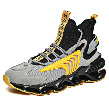Ανδρικά Sneakers με Εντυπωσιακή Σόλα & Πλεκτό Άνω Μέρος