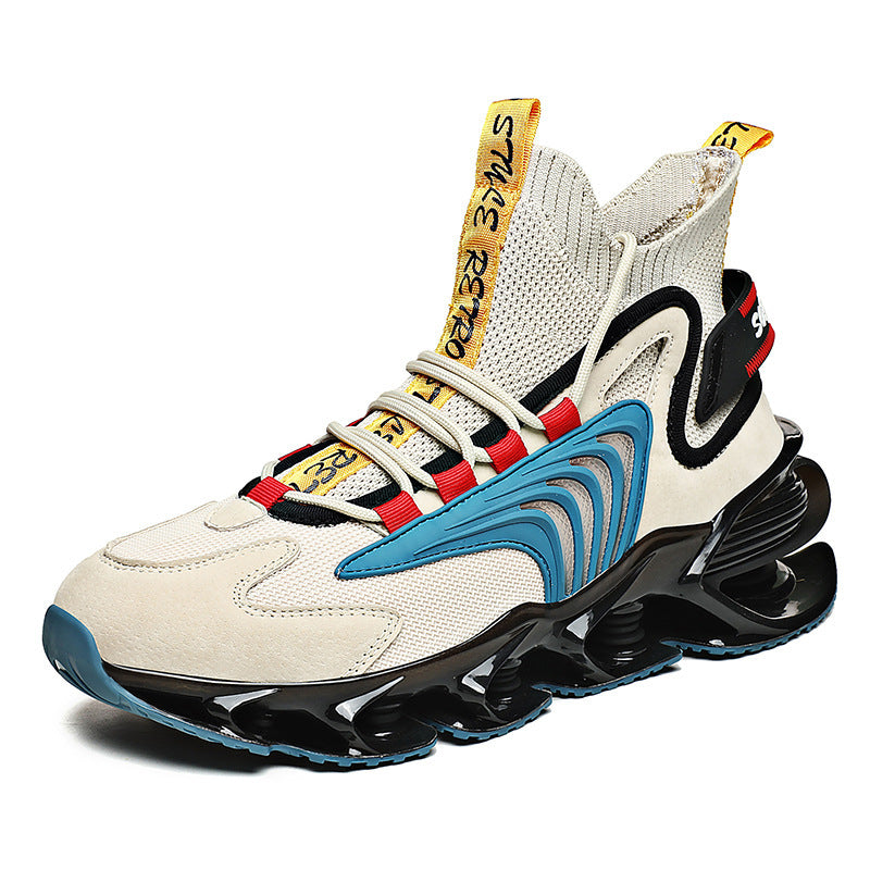 Ανδρικά Sneakers με Εντυπωσιακή Σόλα & Πλεκτό Άνω Μέρος