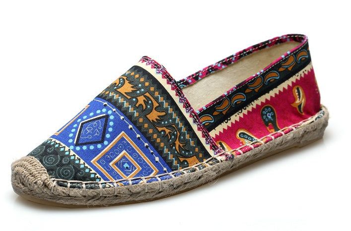 Εσπαντρίγιες με Πολύχρωμο Boho Σχέδιο