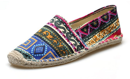 Εσπαντρίγιες με Πολύχρωμο Boho Σχέδιο