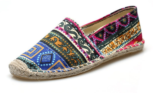 Εσπαντρίγιες με Πολύχρωμο Boho Σχέδιο