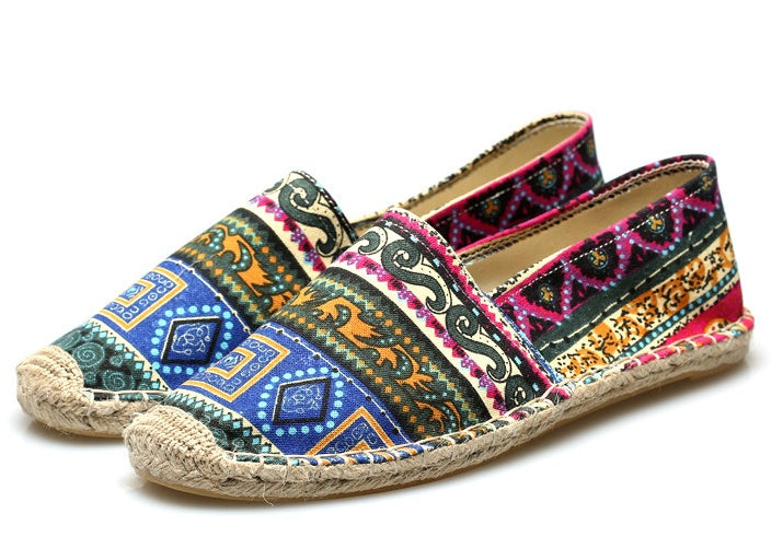 Εσπαντρίγιες με Πολύχρωμο Boho Σχέδιο