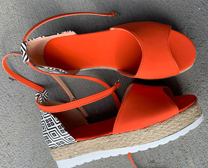 Εσπαντρίγιες Flatform με Σταυρωτό Δέσιμο & Γεωμετρική Λεπτομέρεια