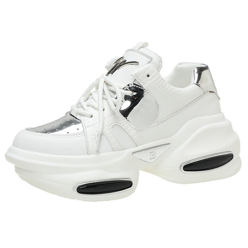 Γυναικεία Chunky Sneakers με Γυαλιστερές Λεπτομέρειες