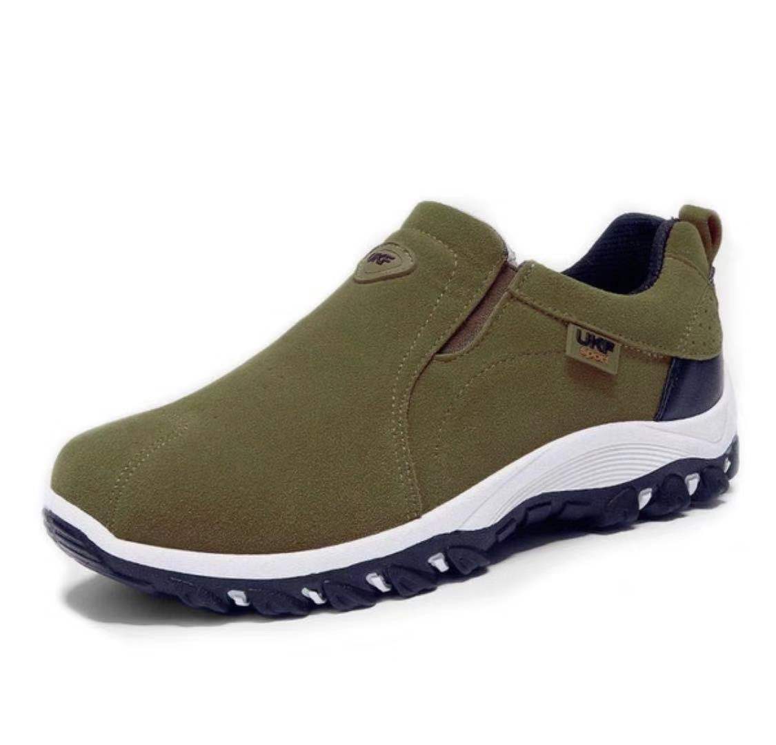 Ανδρικά Slip-On Παπούτσια Σουέτ με Αντιολισθητική Σόλα